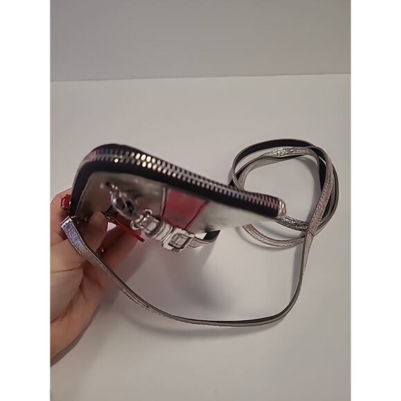 Brighton Crossbody Bag Leather Camera Strike A Pose Mini Card Detachable Strap - Picture 6 of 9